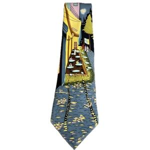 Van Gogh tie, “Cafe Terrace at Night”.  Good used condition.